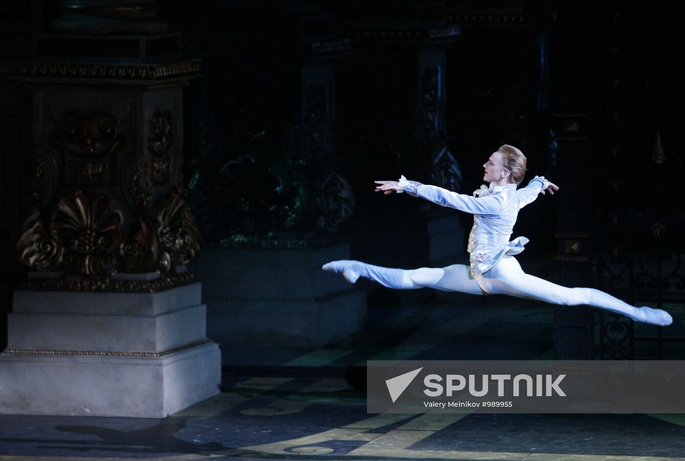 Rehearsal of ballet "Sleeping Beauty" at Bolshoi Theater