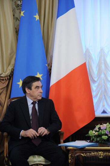 Vladimir Putin meets with Francois Fillon in Moscow