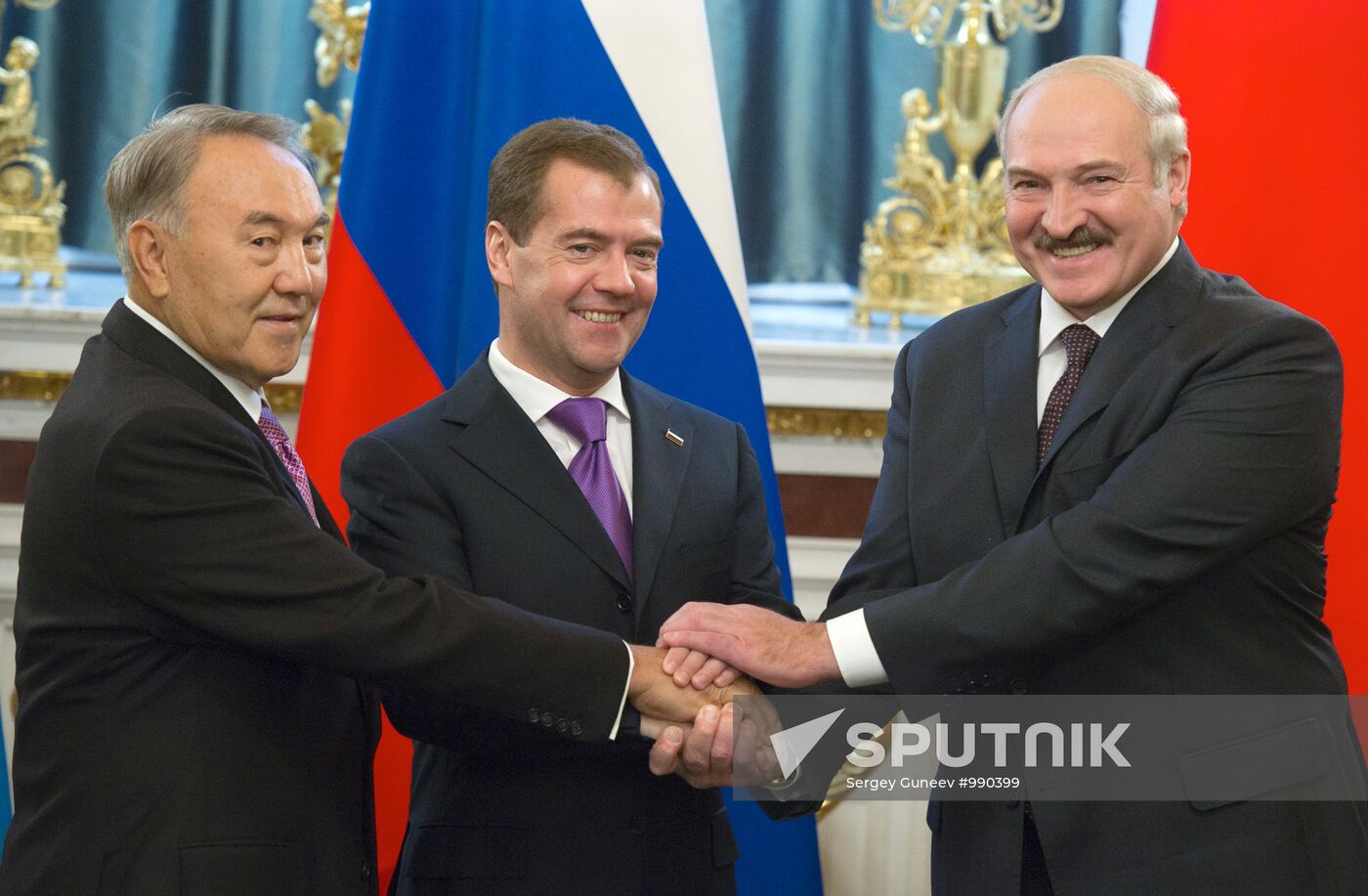 Russian, Belarusian, Kazakh presidents meet in the Kremlin