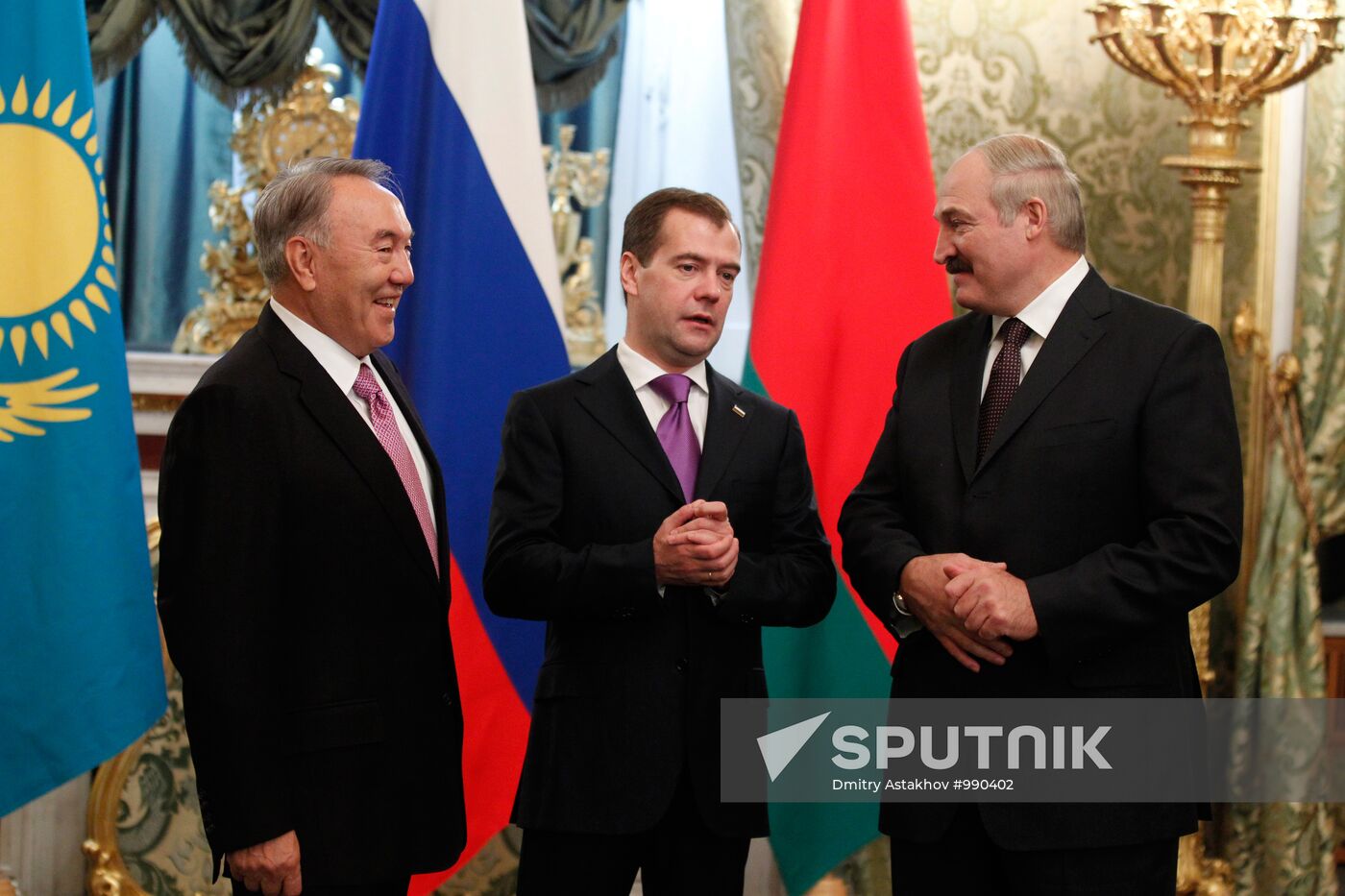 Russian, Belarusian, Kazakh presidents meet in the Kremlin