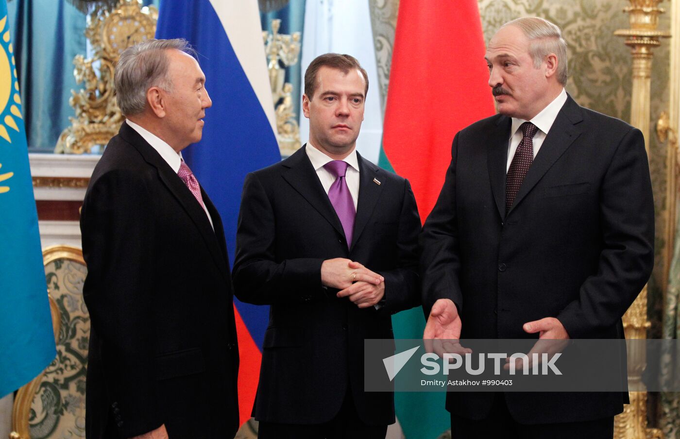Russian, Belarusian, Kazakh presidents meet in the Kremlin