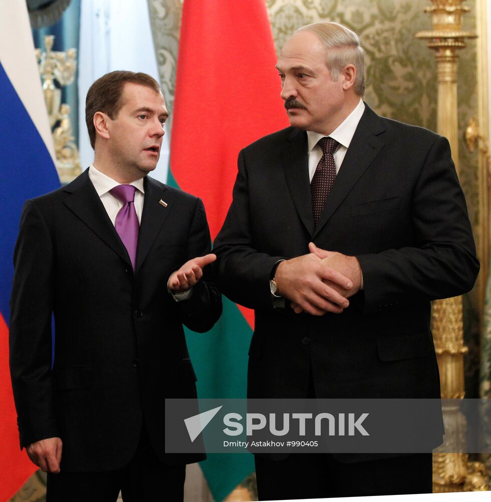 Russian, Belarusian, Kazakh presidents meet in the Kremlin