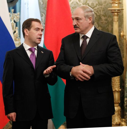 Russian, Belarusian, Kazakh presidents meet in the Kremlin