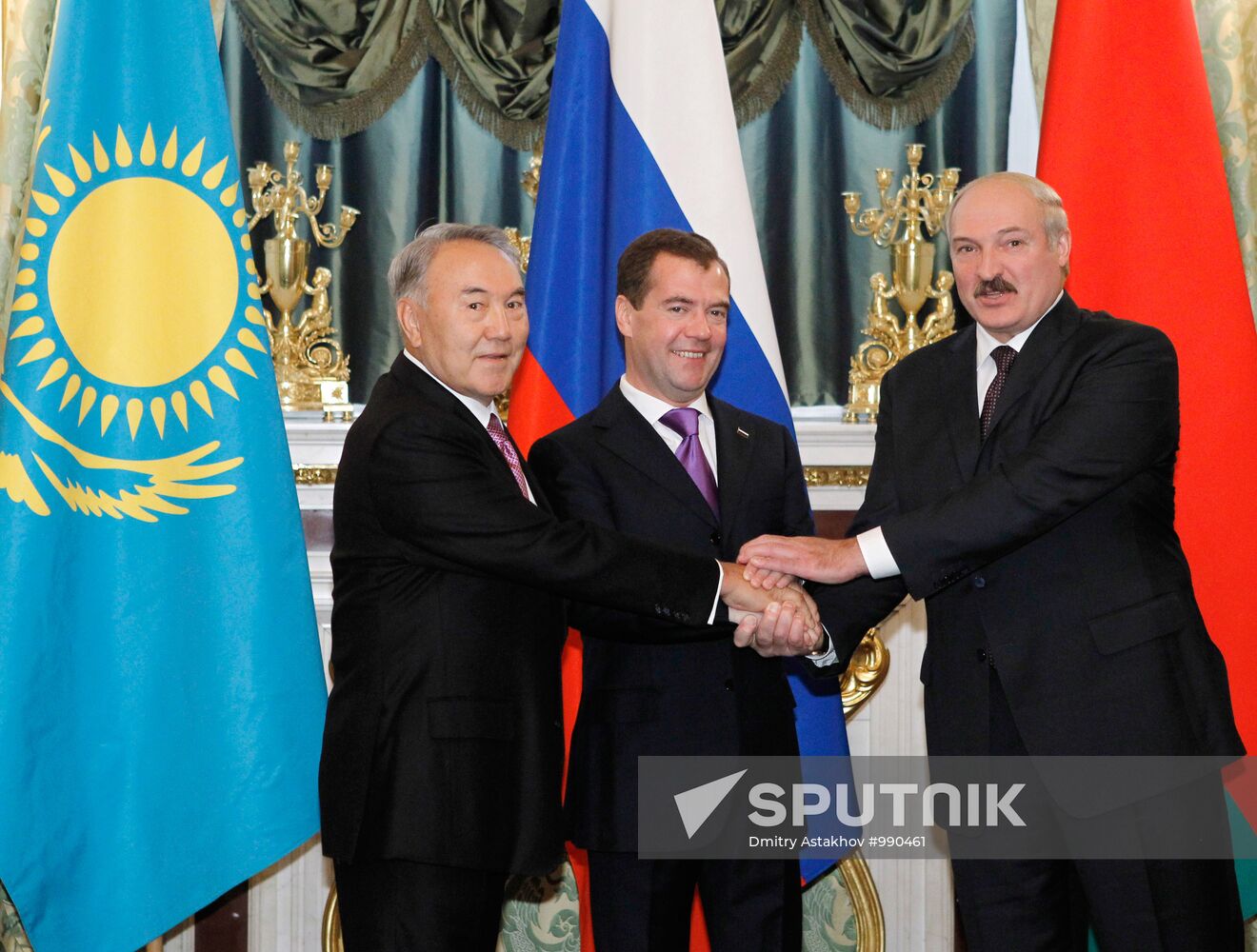 Russian, Belarusian, Kazakh presidents meet in the Kremlin