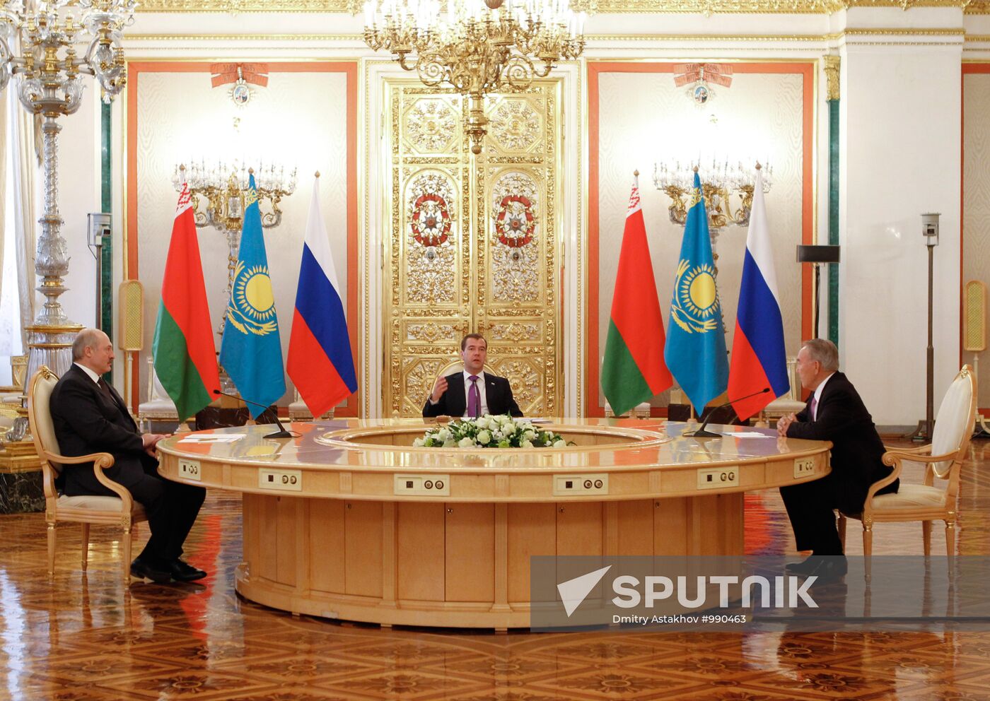 Russian, Belarusian, Kazakh presidents meet in the Kremlin