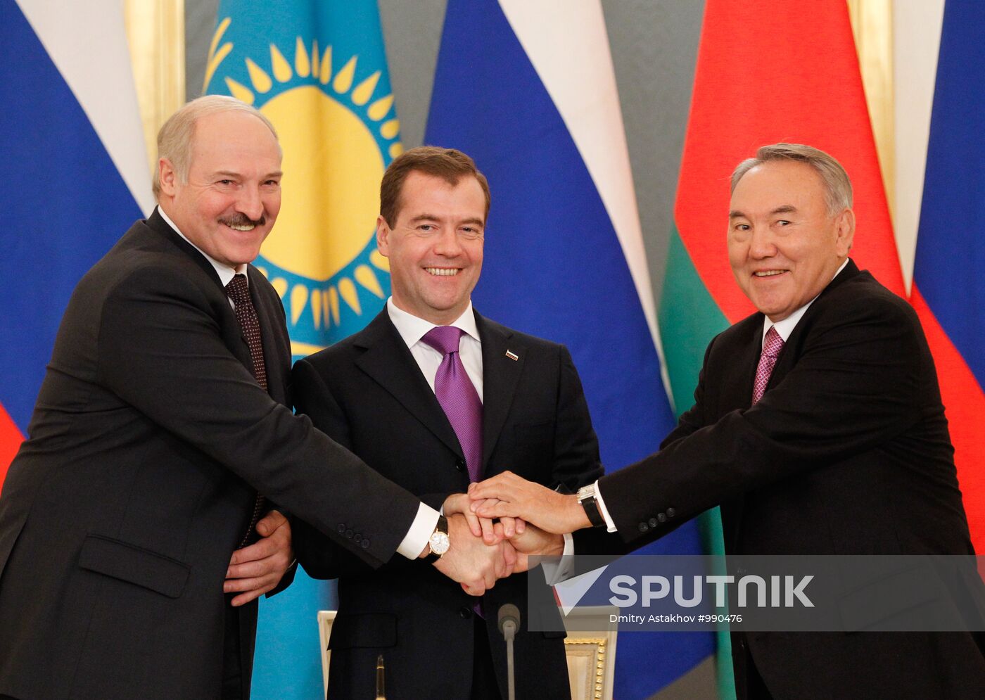 Russian, Belarusian, Kazakh presidents meet in the Kremlin