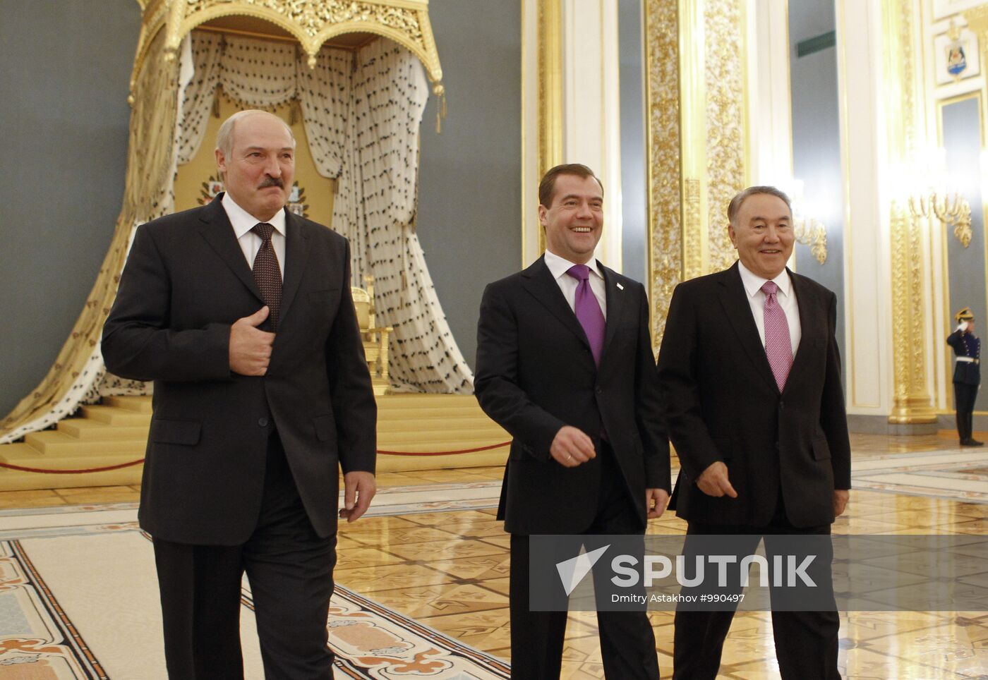 Russian, Belarusian, Kazakh presidents meet in the Kremlin