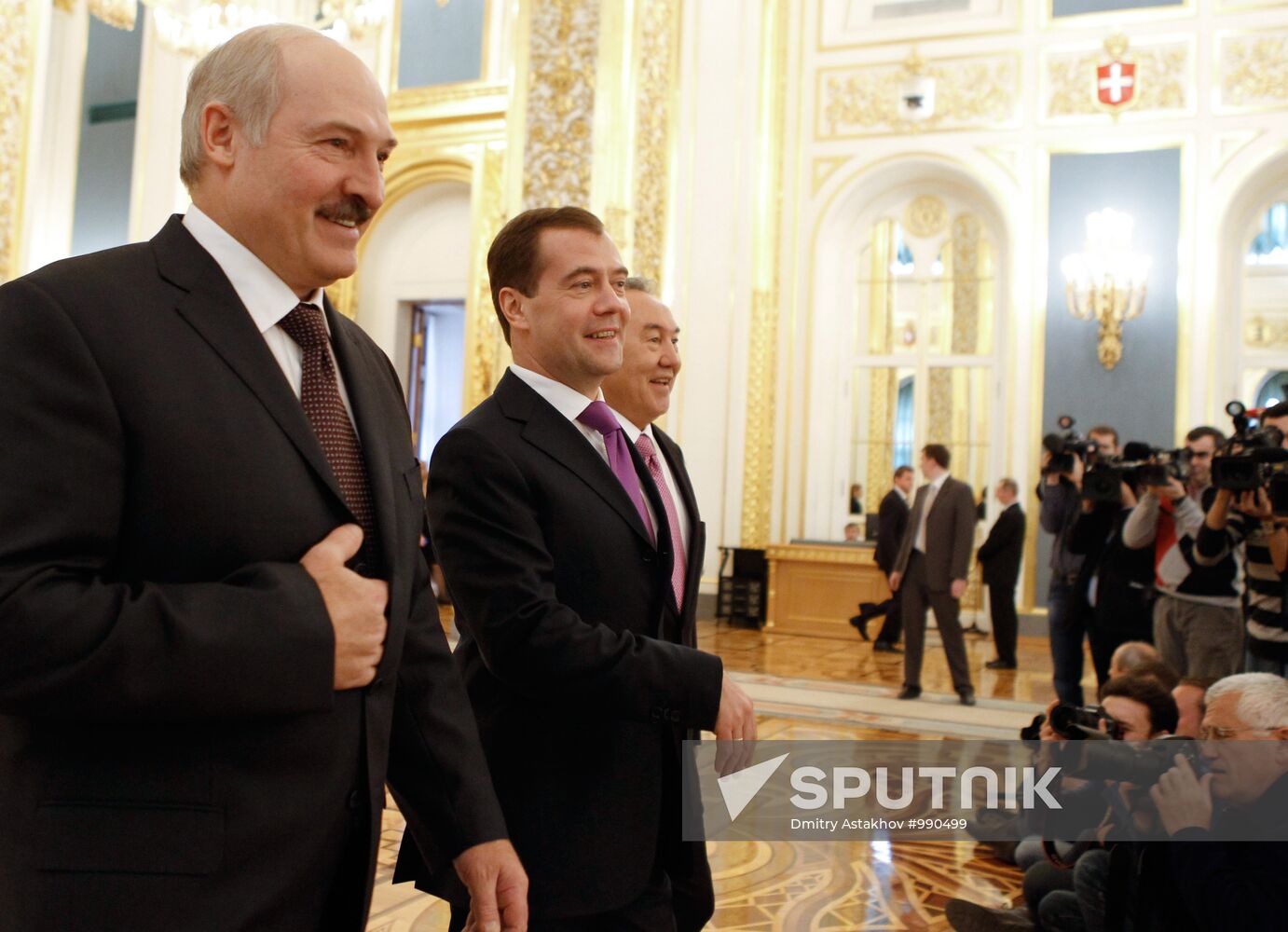 Russian, Belarusian, Kazakh presidents meet in the Kremlin