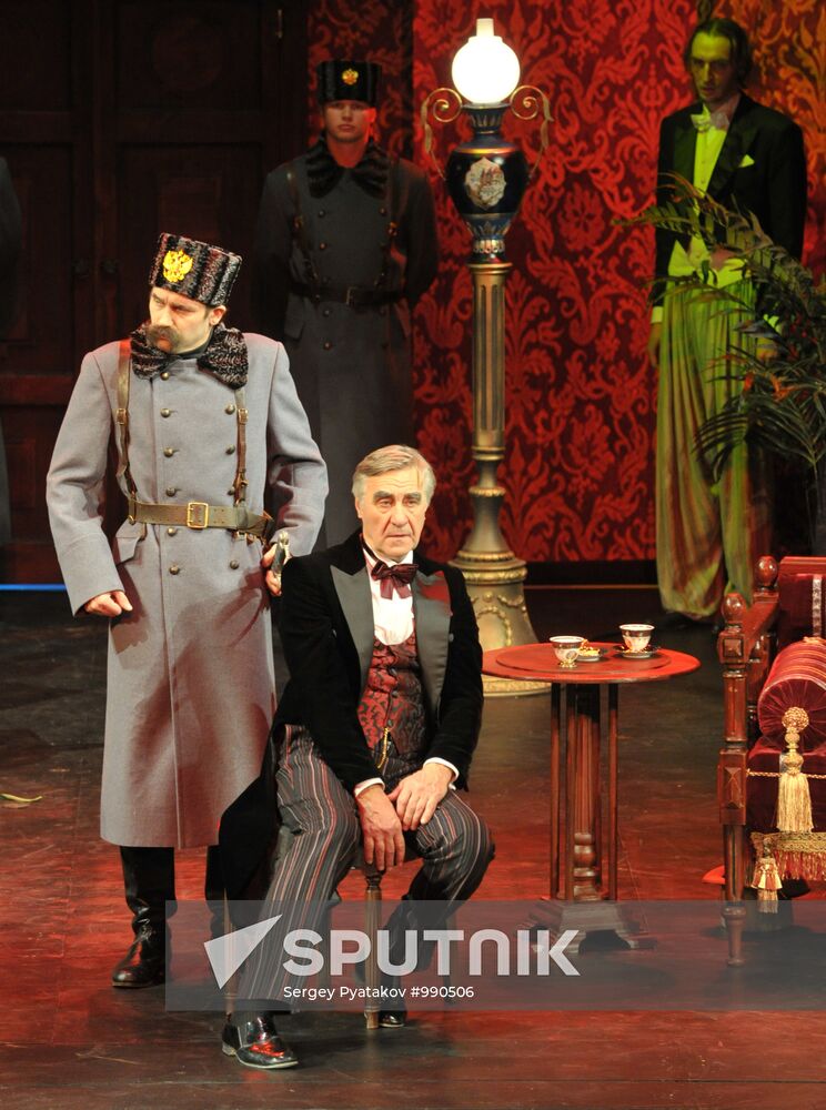Rehearsal of "Krechinsky's Wedding" stage play