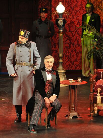 Rehearsal of "Krechinsky's Wedding" stage play
