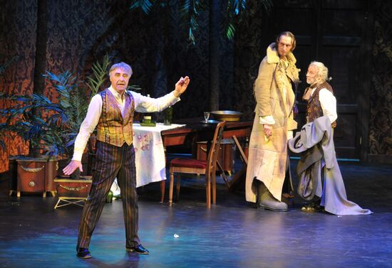 Rehearsal of "Krechinsky's Wedding" stage play