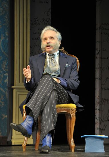 Rehearsal of "Krechinsky's Wedding" stage play