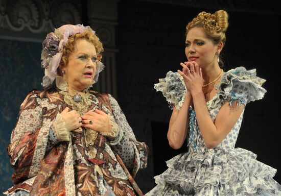 Rehearsal of "Krechinsky's Wedding" stage play