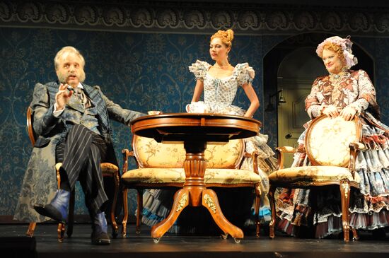 Rehearsal of "Krechinsky's Wedding"