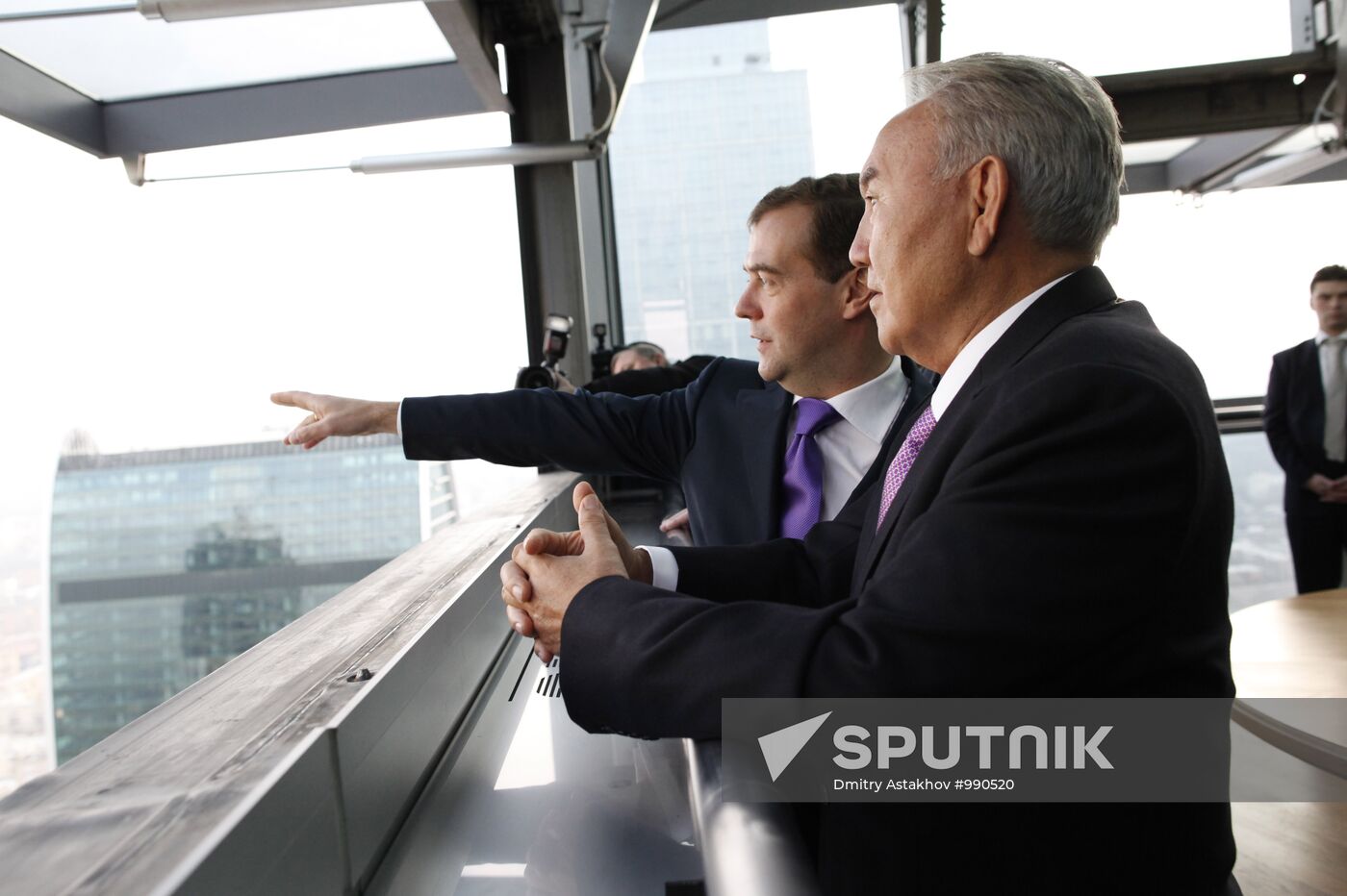 Russian, Belarusian, Kazakh presidents visit Federation Tower