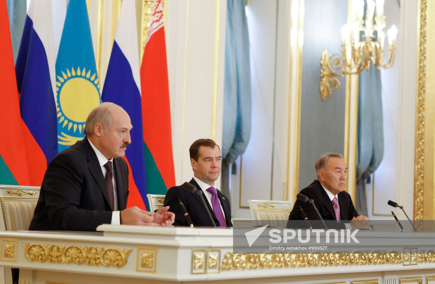 Russian, Belarusian, Kazakh presidents meet in the Kremlin