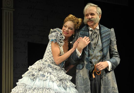 Rehearsal of "Krechinsky Wedding" play