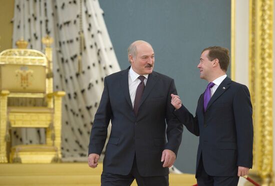 Russian, Belarusian, Kazakh presidents meet in the Kremlin