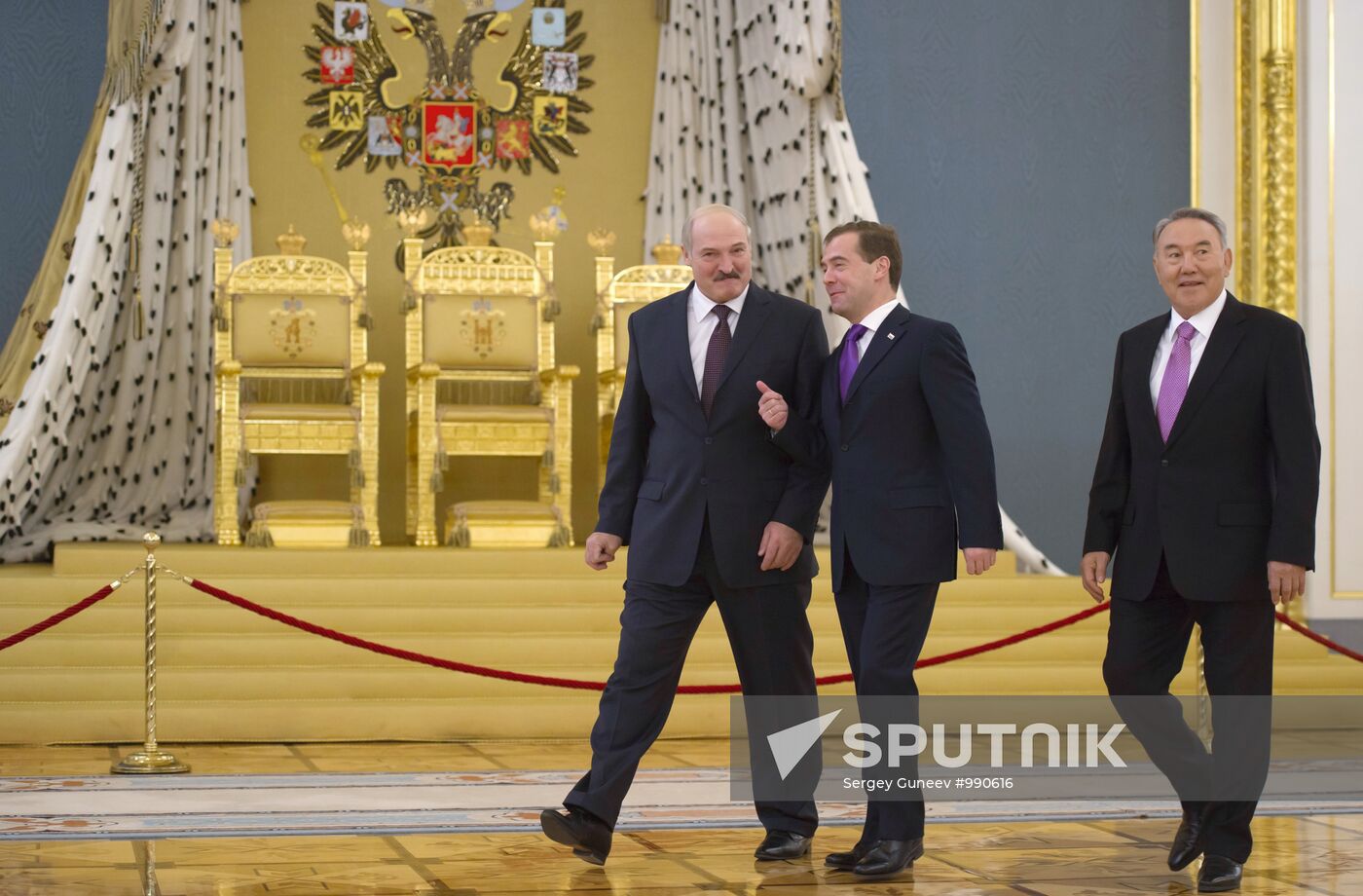 Russian, Belarusian, Kazakh presidents meet in the Kremlin