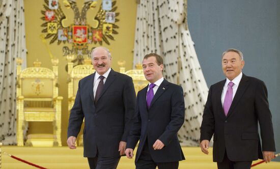Russian, Belarusian, Kazakh presidents meet in the Kremlin