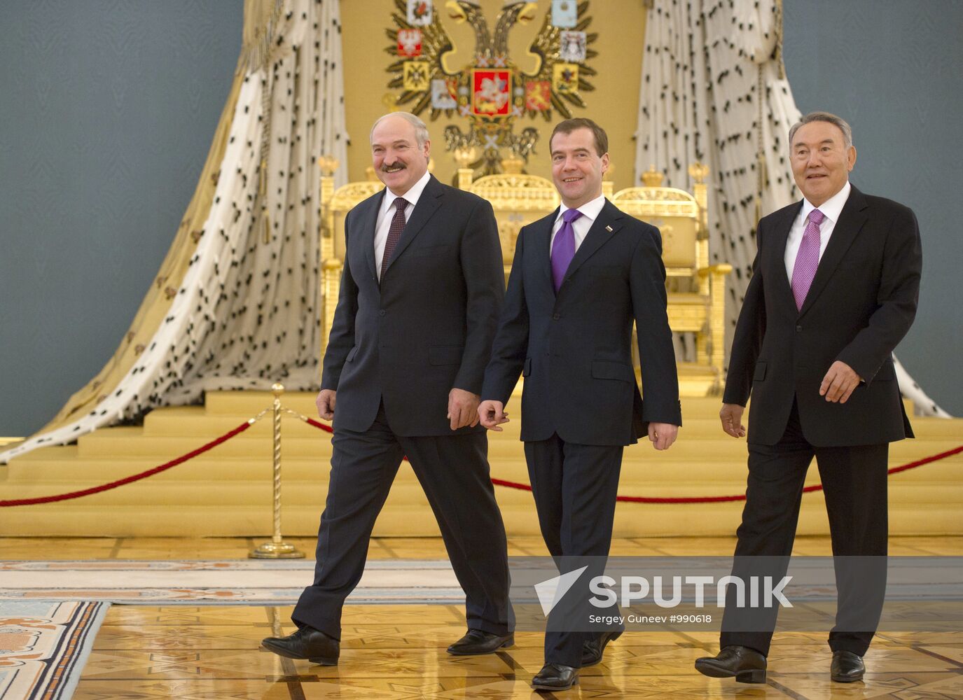 Russian, Belarusian, Kazakh presidents meet in the Kremlin