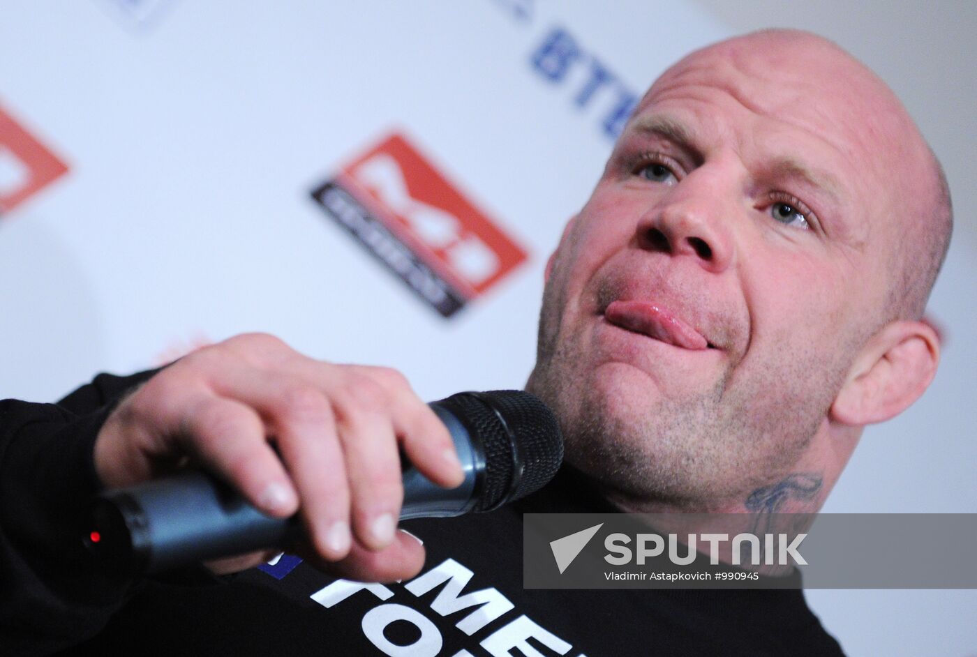 Press conference before fight - F. Emeliyanenko and Jeff Monson