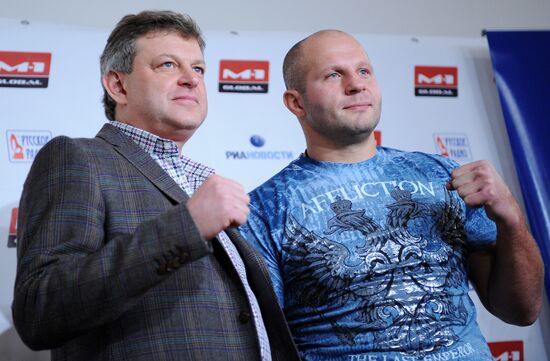Press conference before fight - F. Emeliyanenko and Jeff Monson