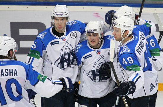 Ice Hockey. CHL. Match, "Dynamo" (Moscow) - "Neftihimik"