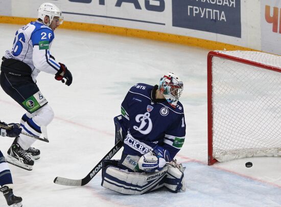 Ice Hockey. CHL. Match, "Dynamo" (Moscow) - "Neftihimik"