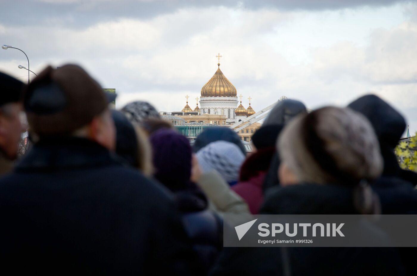 Moscow Mayor meets with believers at Christ the Savior Cathedral