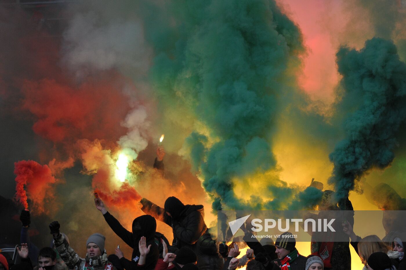Russian Football Premier League. Spartak Moscow vs. Lokomotiv