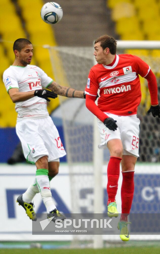 Russian Football Premier League. Spartak Moscow vs. Lokomotiv