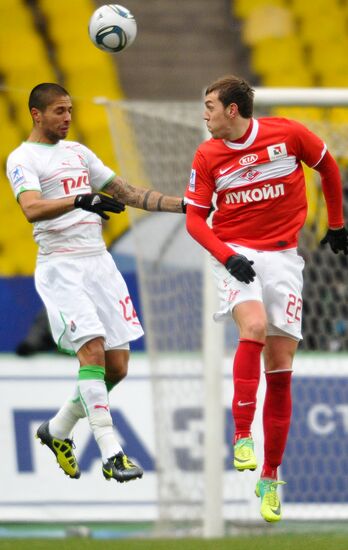 Russian Football Premier League. Spartak Moscow vs. Lokomotiv