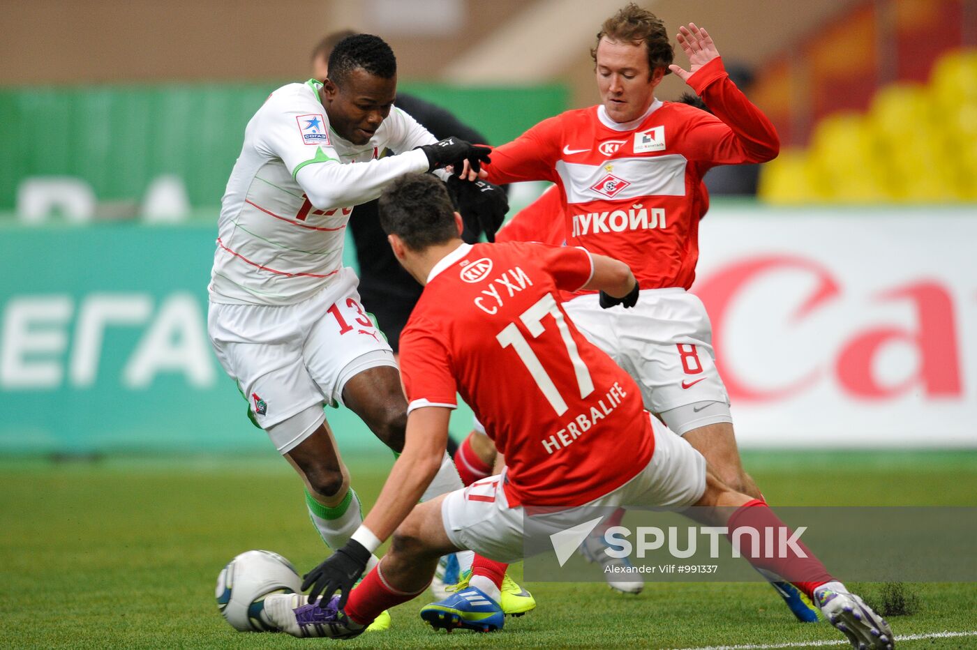 Russian Football Premier League. Spartak Moscow vs. Lokomotiv