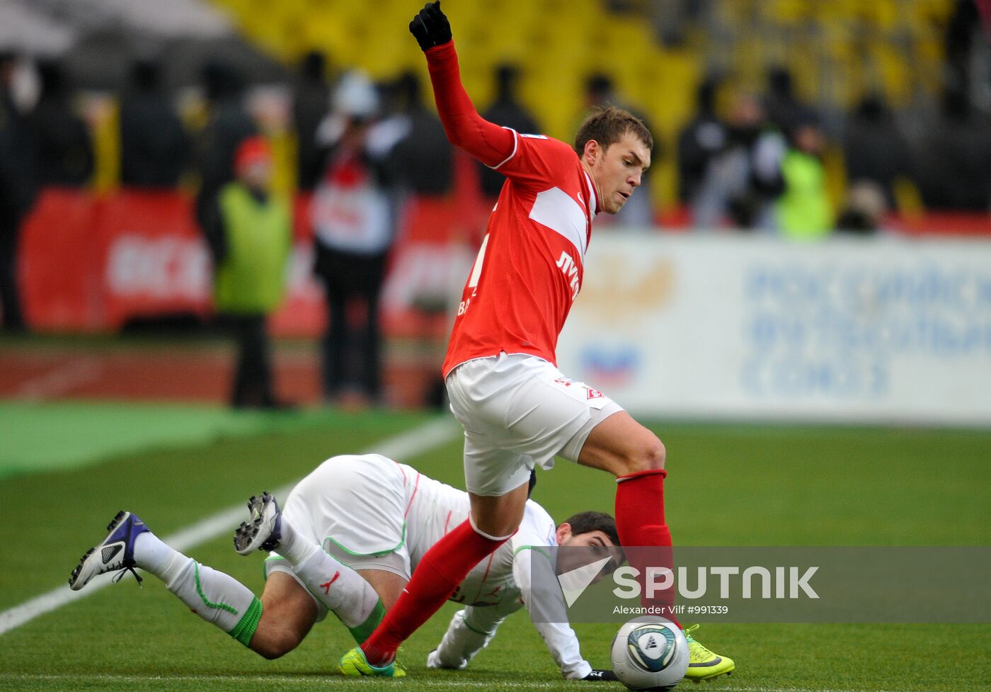 Russian Football Premier League. Spartak Moscow vs. Lokomotiv