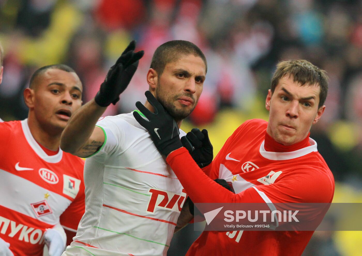 Russian Football Premier League. Spartak Moscow vs. Lokomotiv
