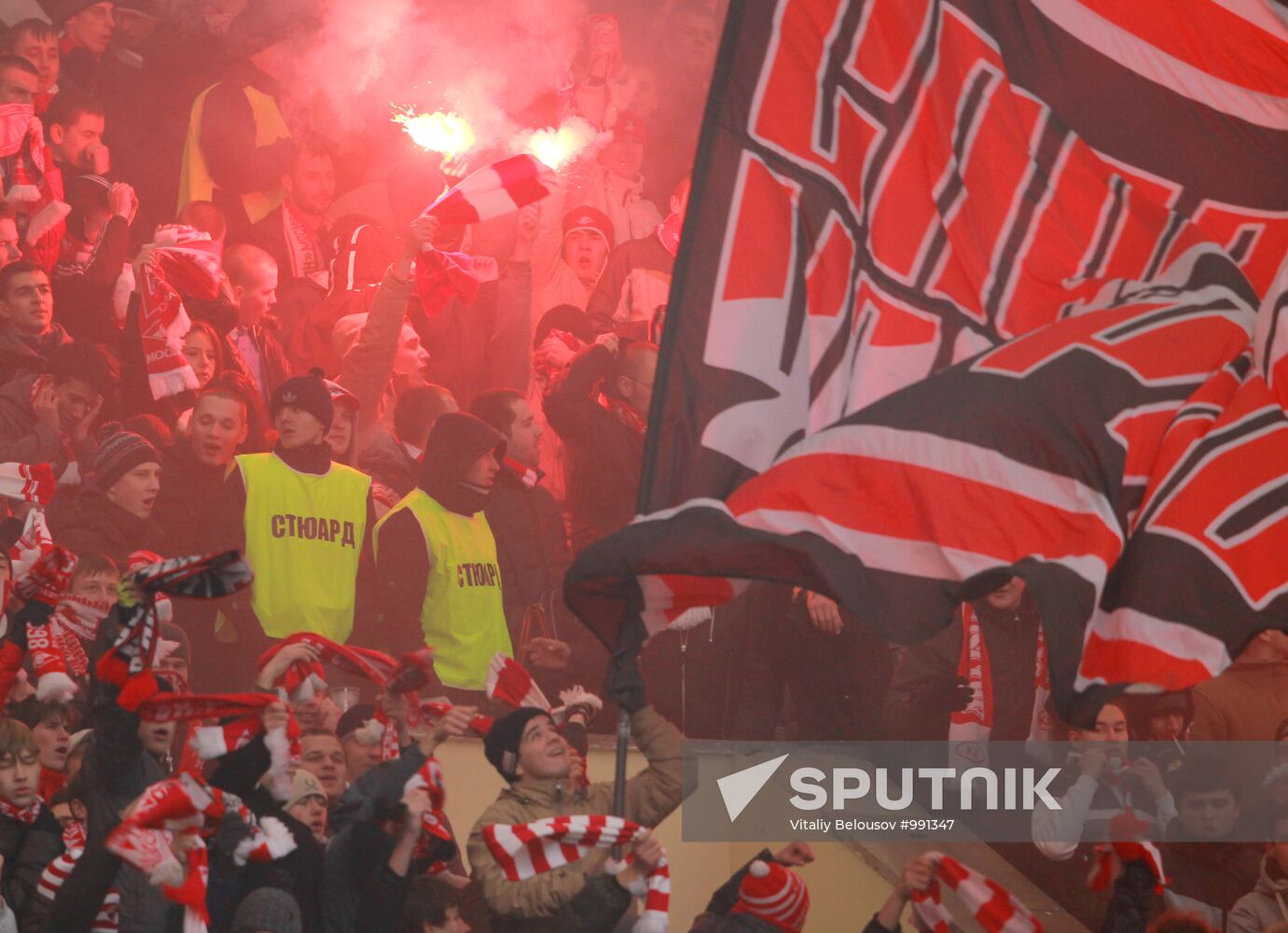 Russian Football Premier League. Spartak Moscow vs. Lokomotiv