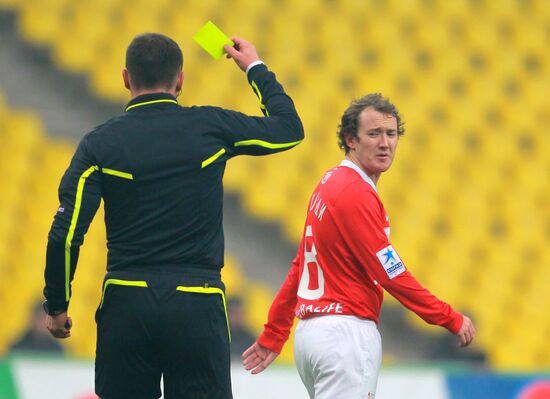 Russian Football Premier League. Spartak Moscow vs. Lokomotiv