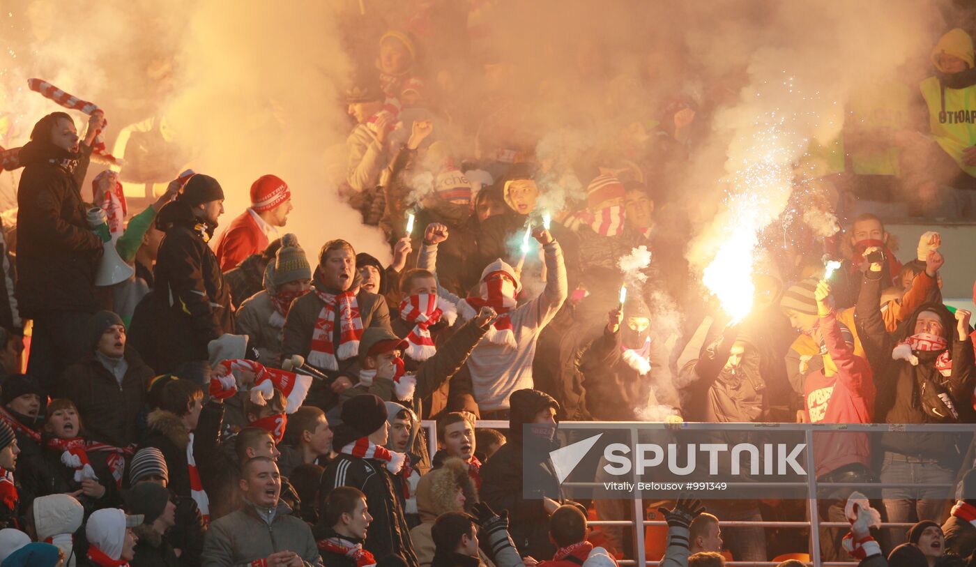 Russian Football Premier League. Spartak Moscow vs. Lokomotiv