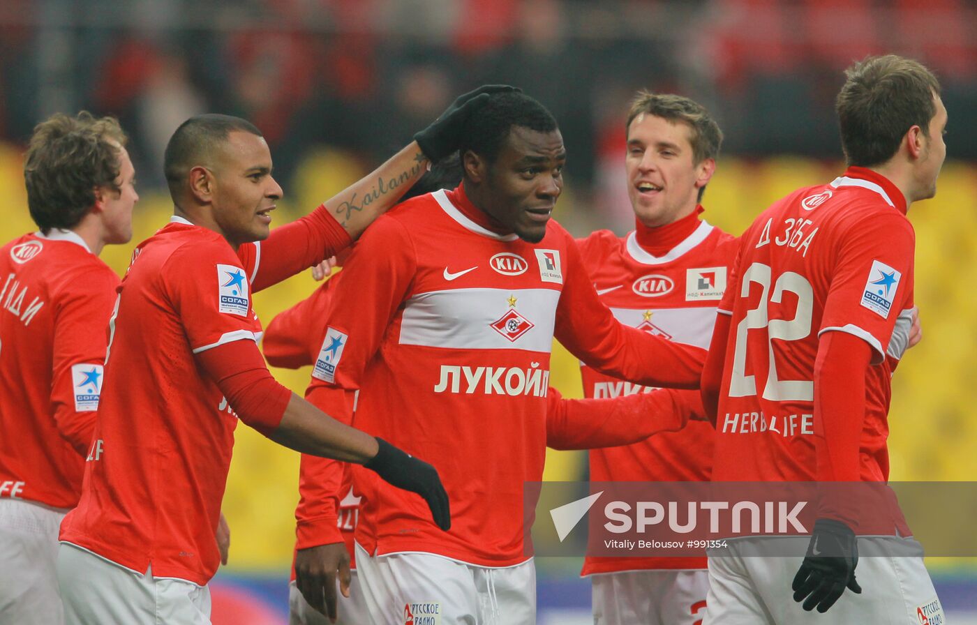 Russian Football Premier League. Spartak Moscow vs. Lokomotiv