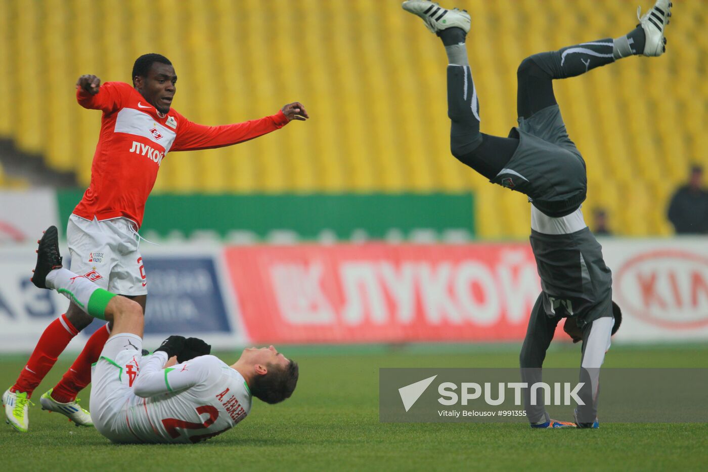 Russian Football Premier League. Spartak Moscow vs. Lokomotiv
