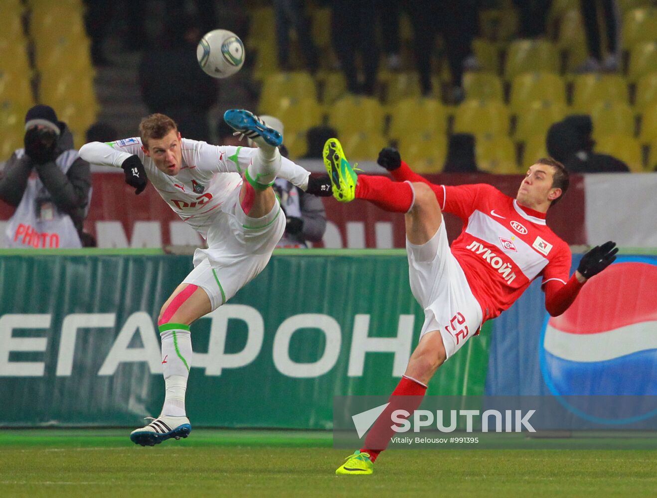 Russian Football Premier League. Spartak Moscow vs. Lokomotiv