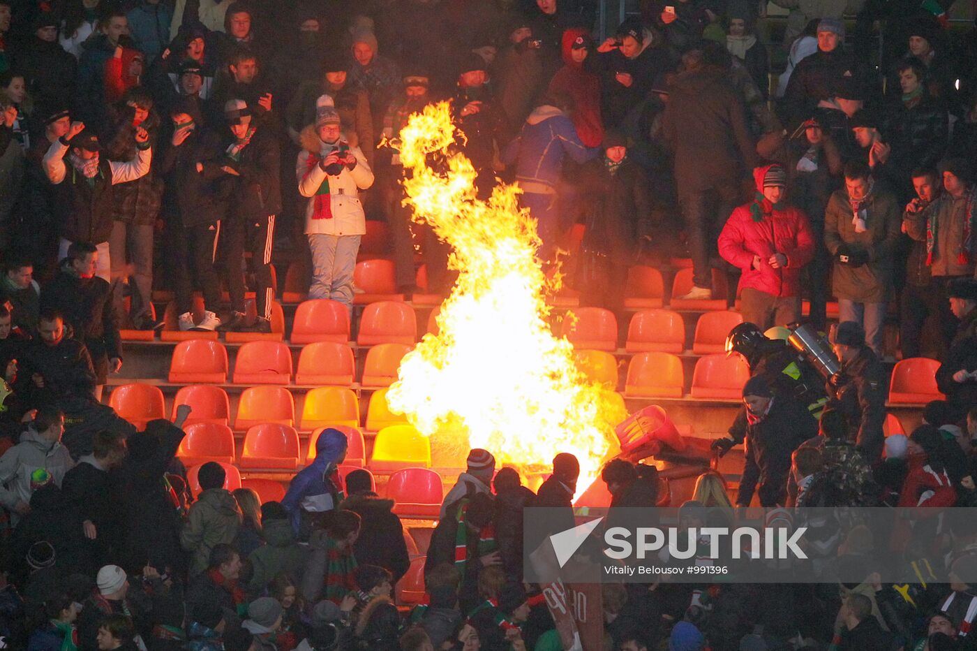 Russian Football Premier League. Spartak Moscow vs. Lokomotiv