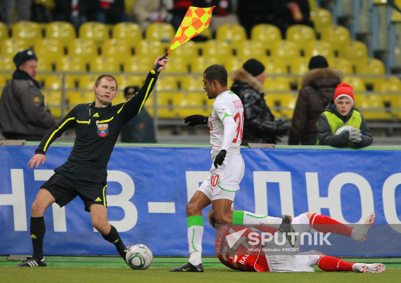Russian Football Premier League. Spartak Moscow vs. Lokomotiv
