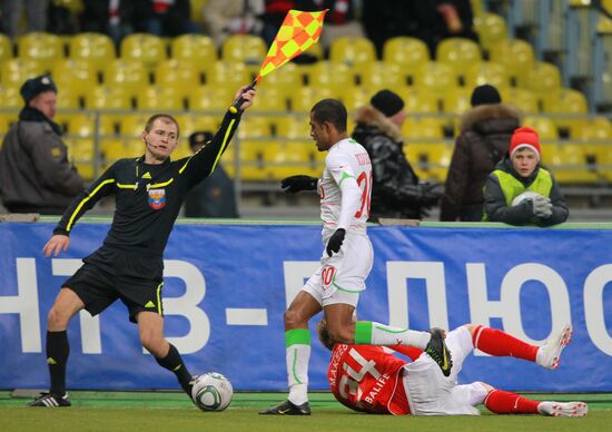 Russian Football Premier League. Spartak Moscow vs. Lokomotiv