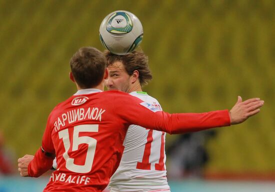 Russian Football Premier League. Spartak Moscow vs. Lokomotiv
