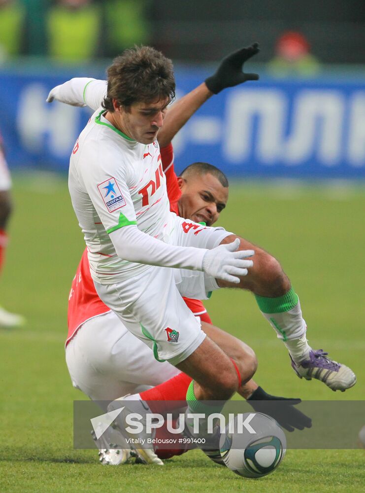 Russian Football Premier League. Spartak Moscow vs. Lokomotiv