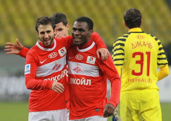 Russian Football Premier League. Spartak Moscow vs. Lokomotiv