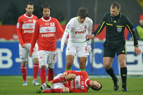 Russian Football Premier League. Spartak Moscow vs. Lokomotiv