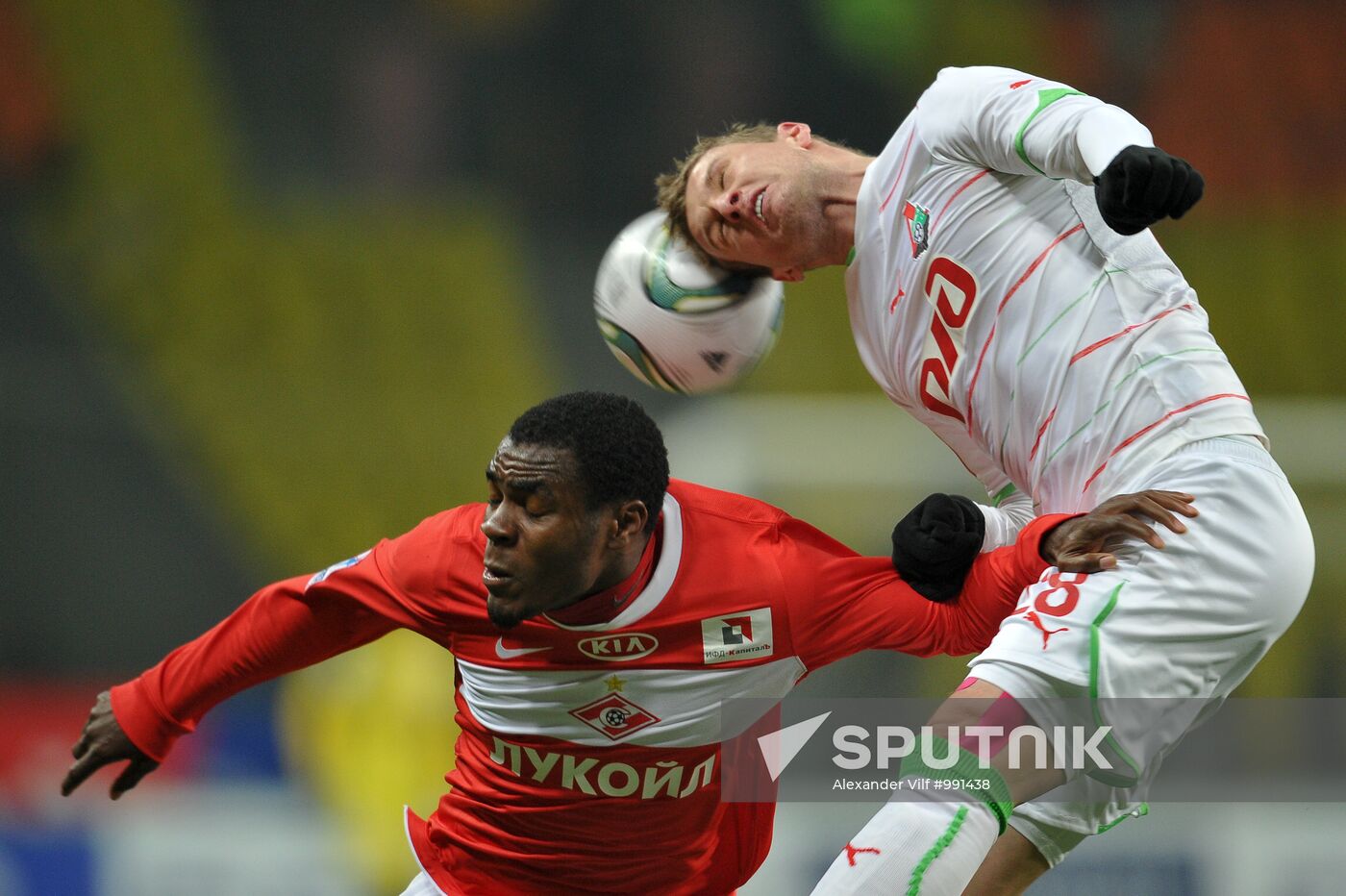 Russian Football Premier League. Spartak Moscow vs. Lokomotiv